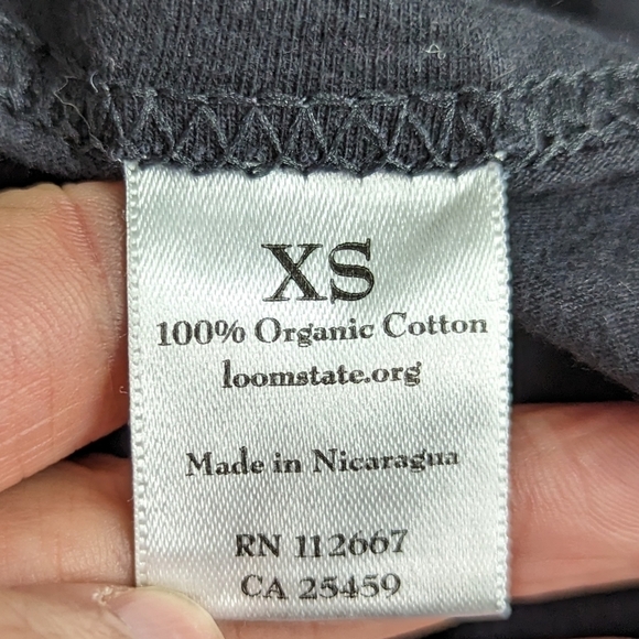 Loomstate for Chipotle Viva la Revolution Bleached Tee Sz XS - Picture 8 of 9